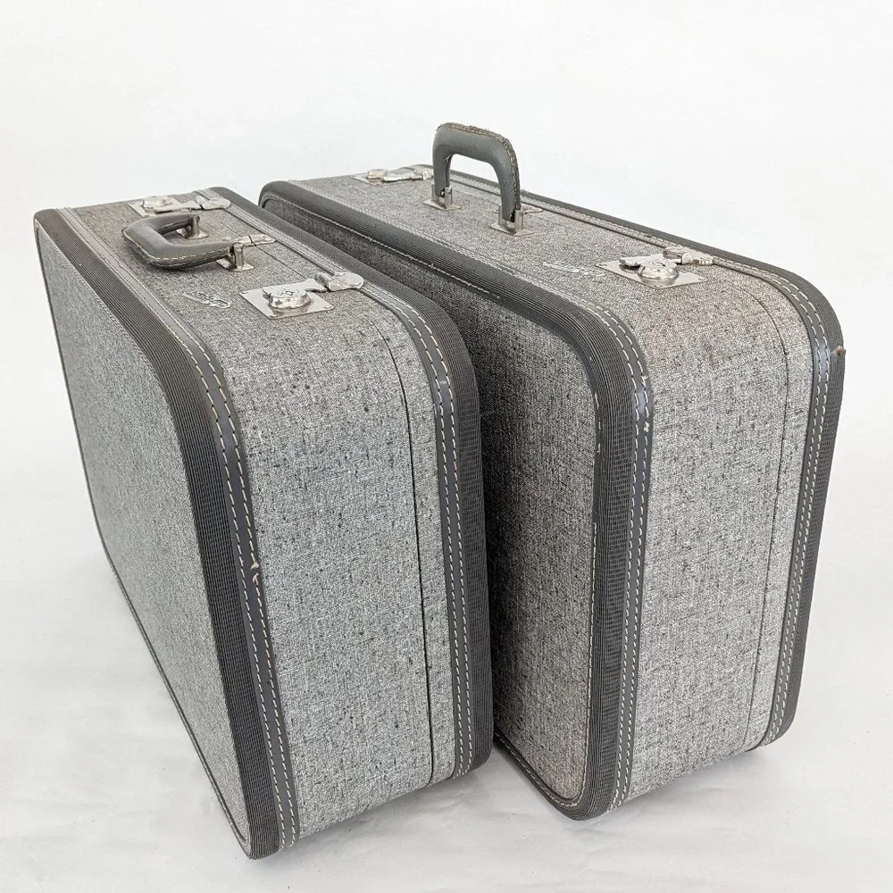 💼✈️ Vintage TravelJoy Locking Hardshell Suitcase ✈️💼